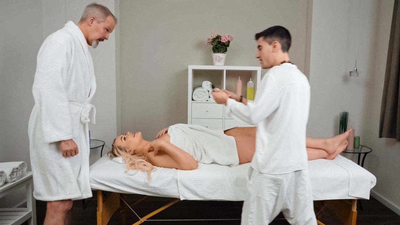 Went for a massage and got fucked by my wife without knowing it.
